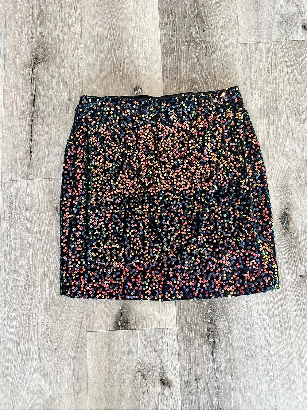 Y.A.S YASJUELA HMW Sequin Mini Skirt, Size M